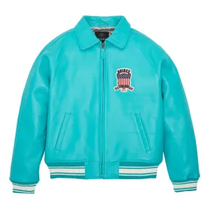 Avirex Icon Turquoise Bomber Jacket