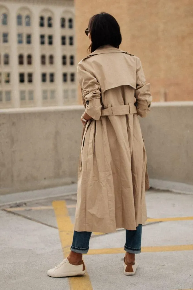 Bedford Trench Coat in Tan