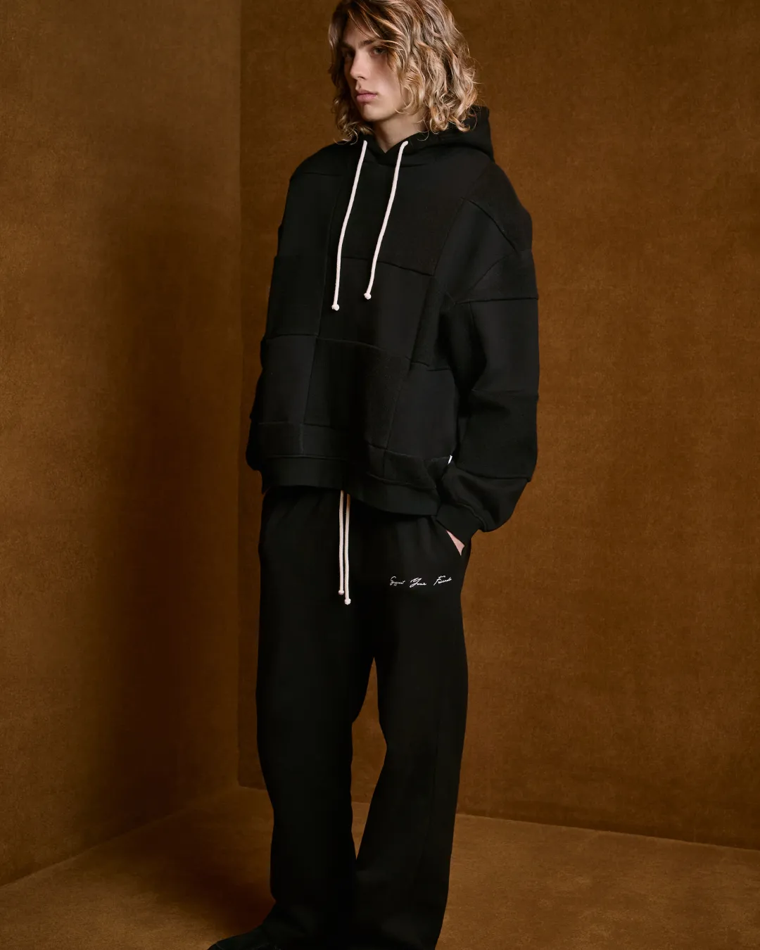 Black SYF Straight Leg Sweatpant