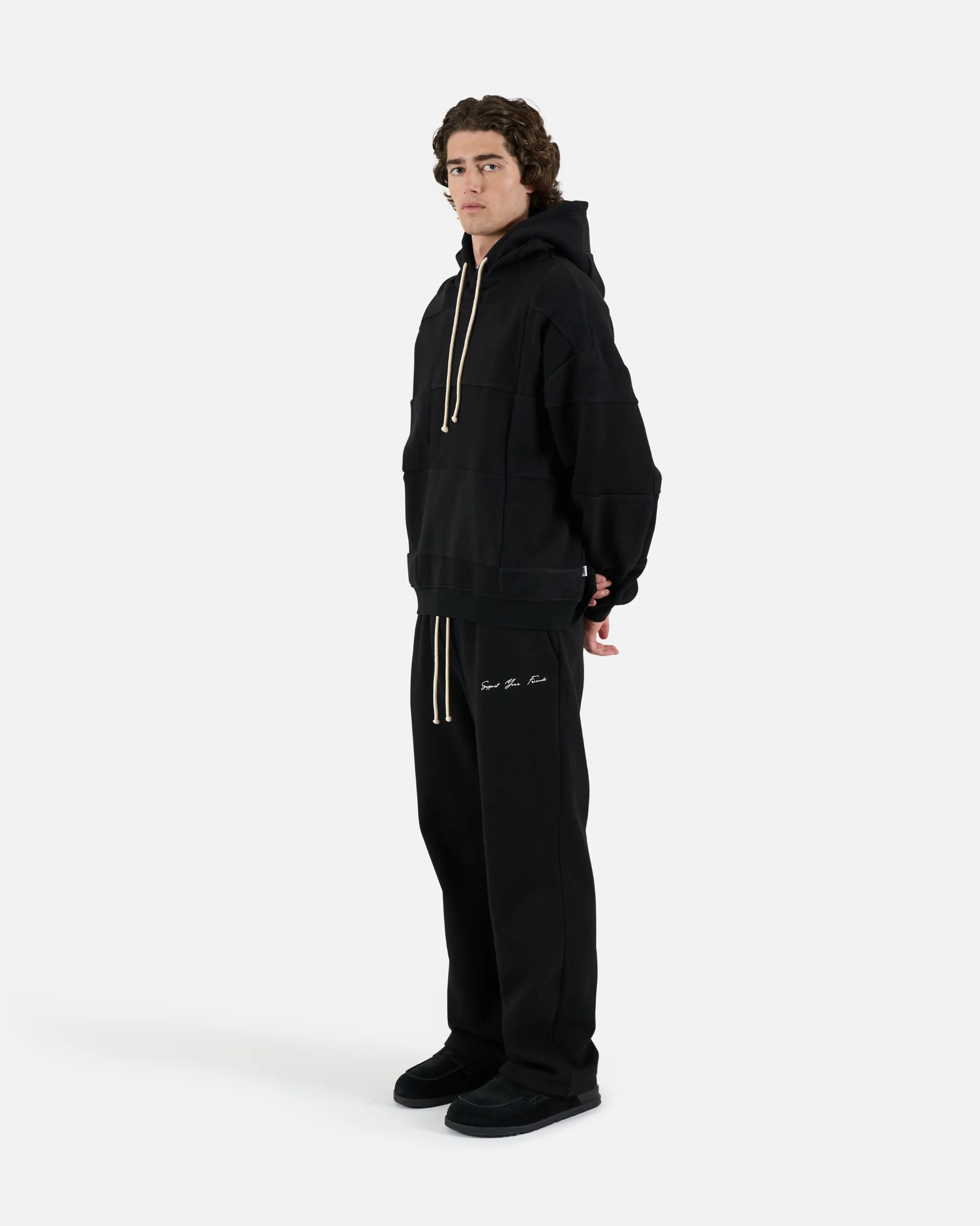 Black SYF Straight Leg Sweatpant