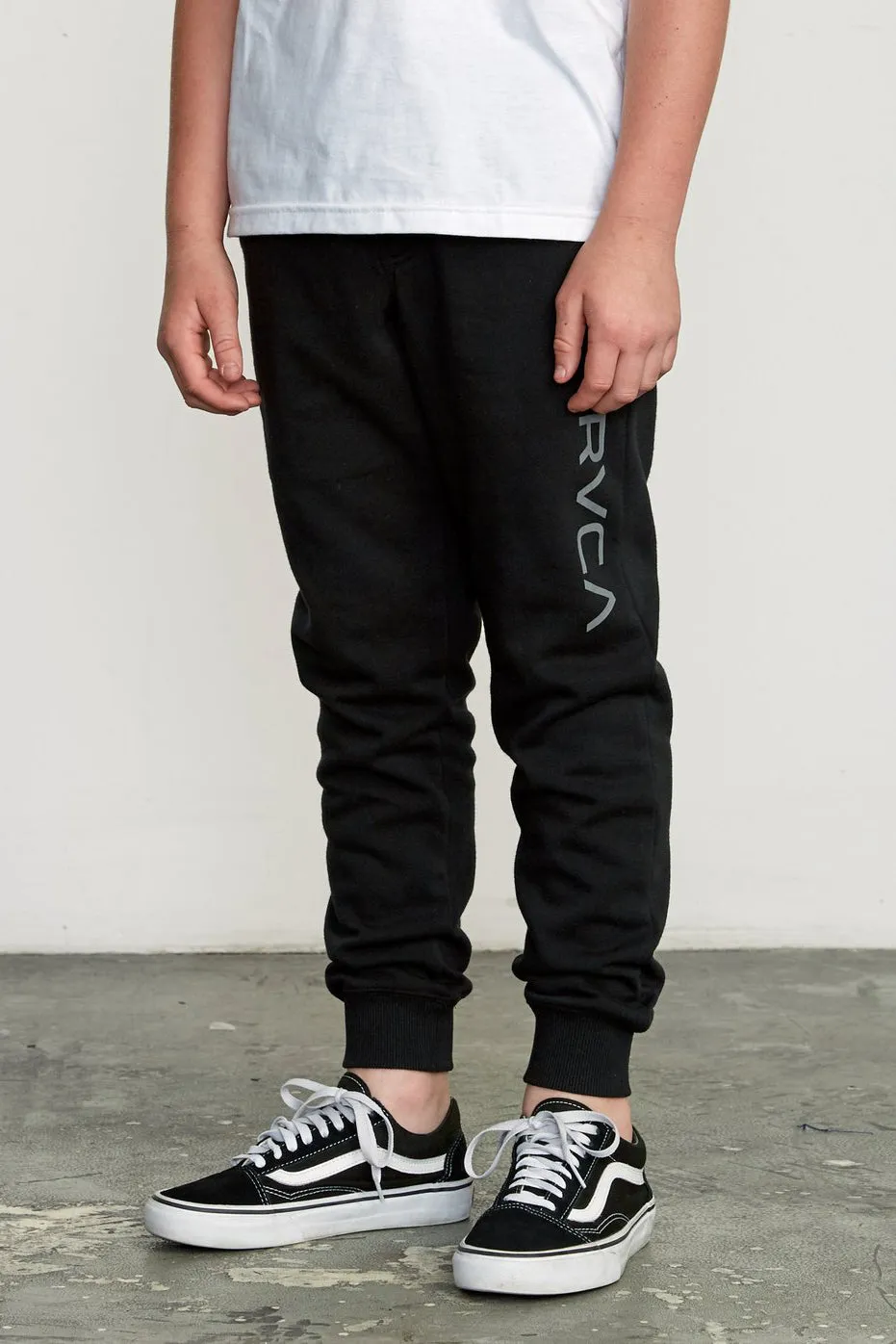 Boys Sweatpants RVCA Ripper  - Black