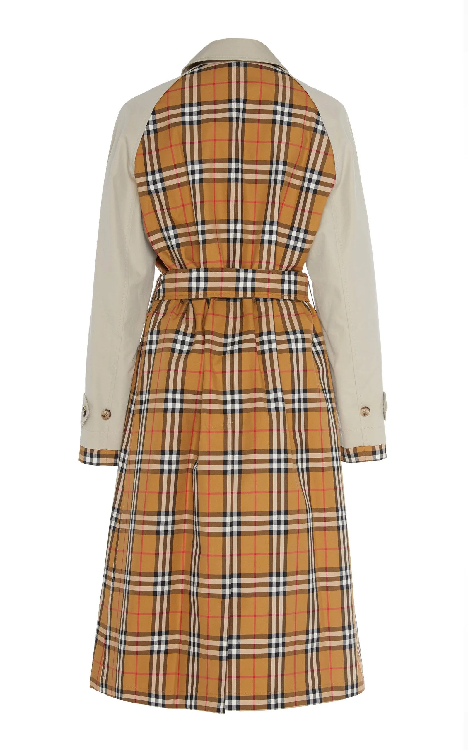 BURBERRY GUISELEY INSIDE-OUT CHECK TRENCH COAT