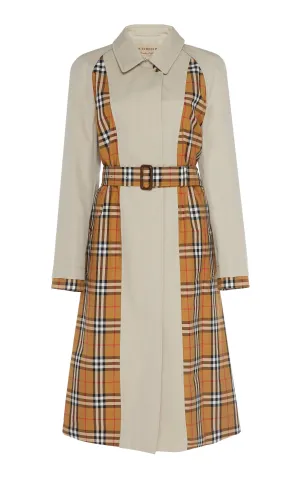 BURBERRY GUISELEY INSIDE-OUT CHECK TRENCH COAT