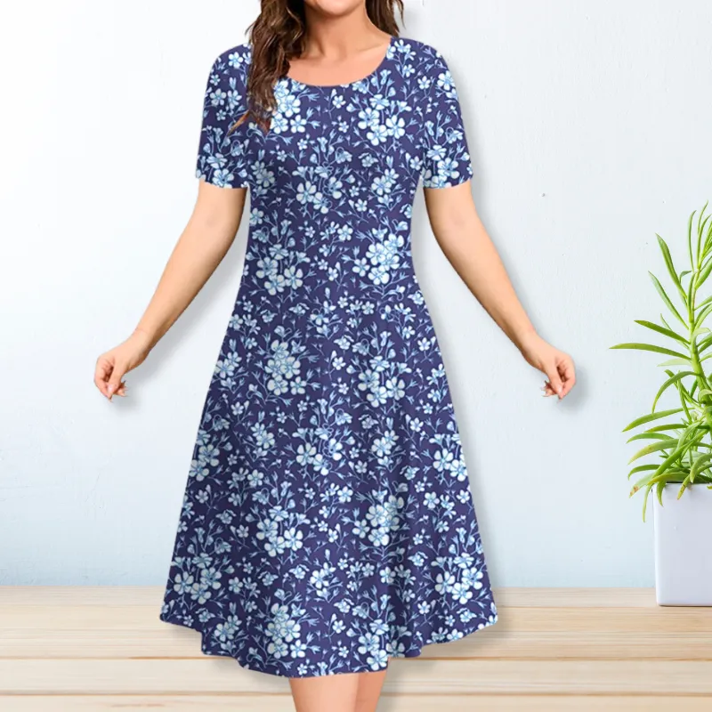 CAMELLIA | ELEGANT FLORAL DRESS