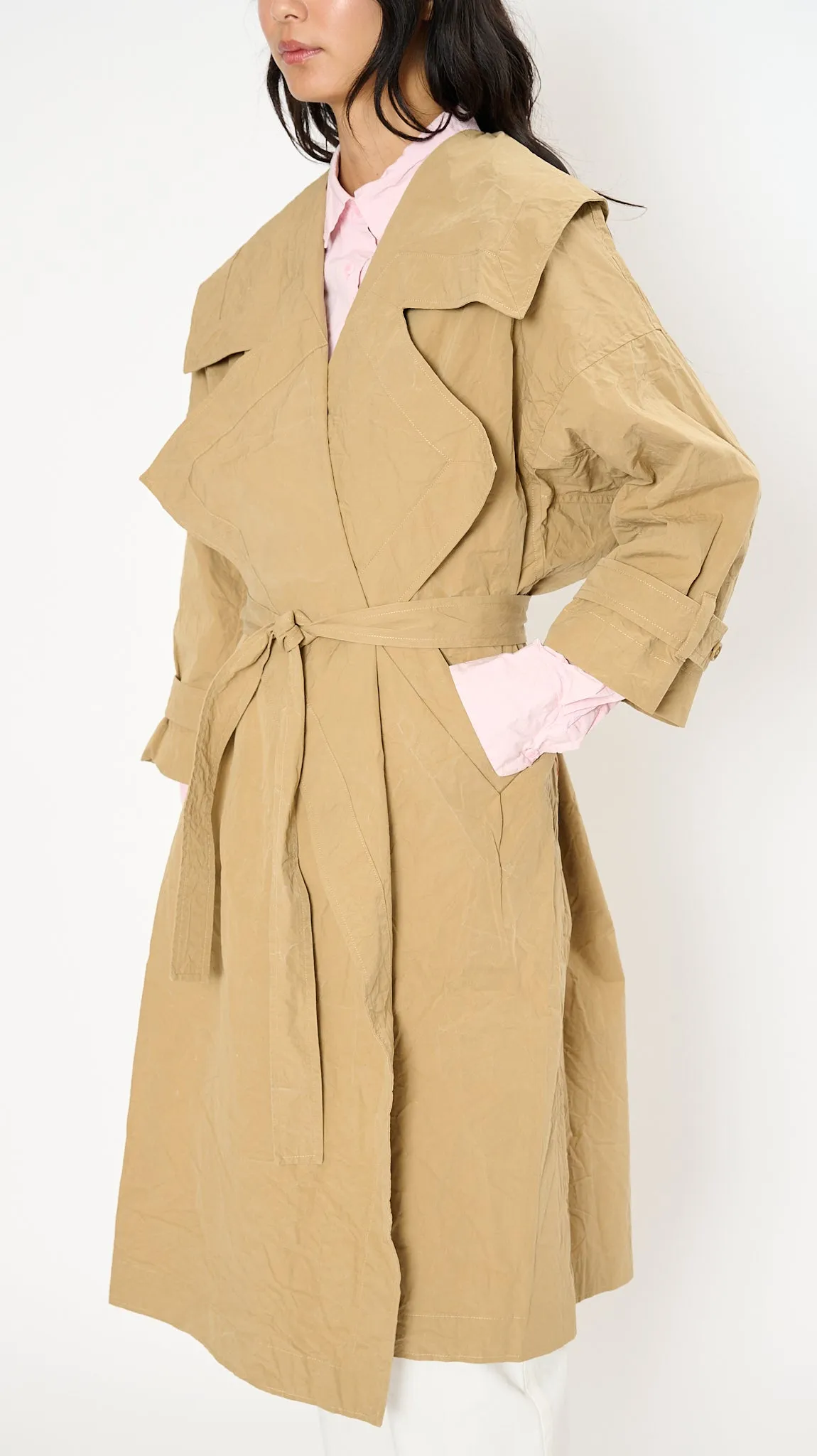 Cubica Coat in Camel