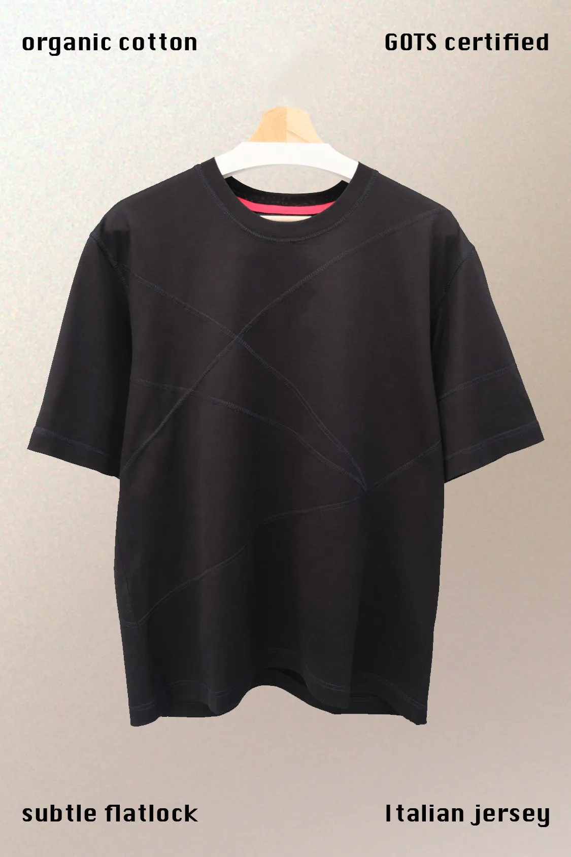 DAI T-shirt NEW boxy style / organic cotton