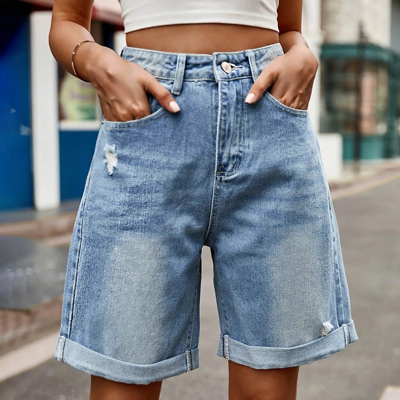 Ellie Denim Shorts