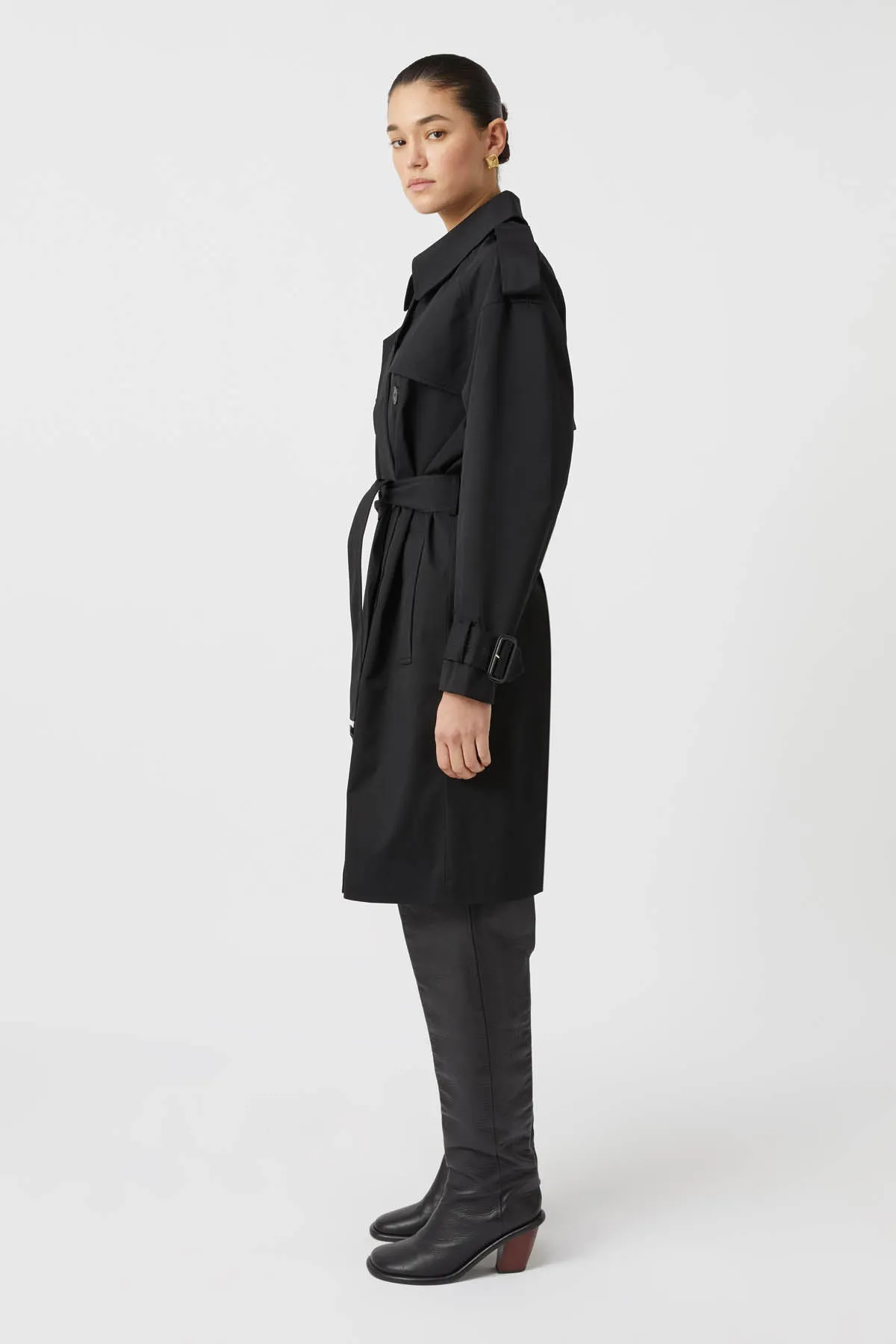 Evans Classic Knee Length Trench