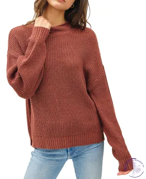 Fall Days Chunky Mock Neck Sweater