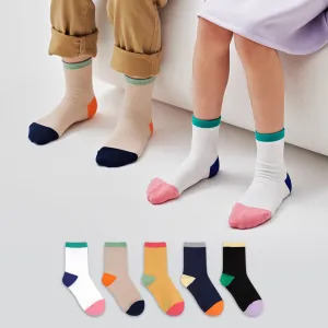 GGRN Kids' Color Mix Socks Set of 5 - 🏆 #51 - Clothing/Accessories - Best of December