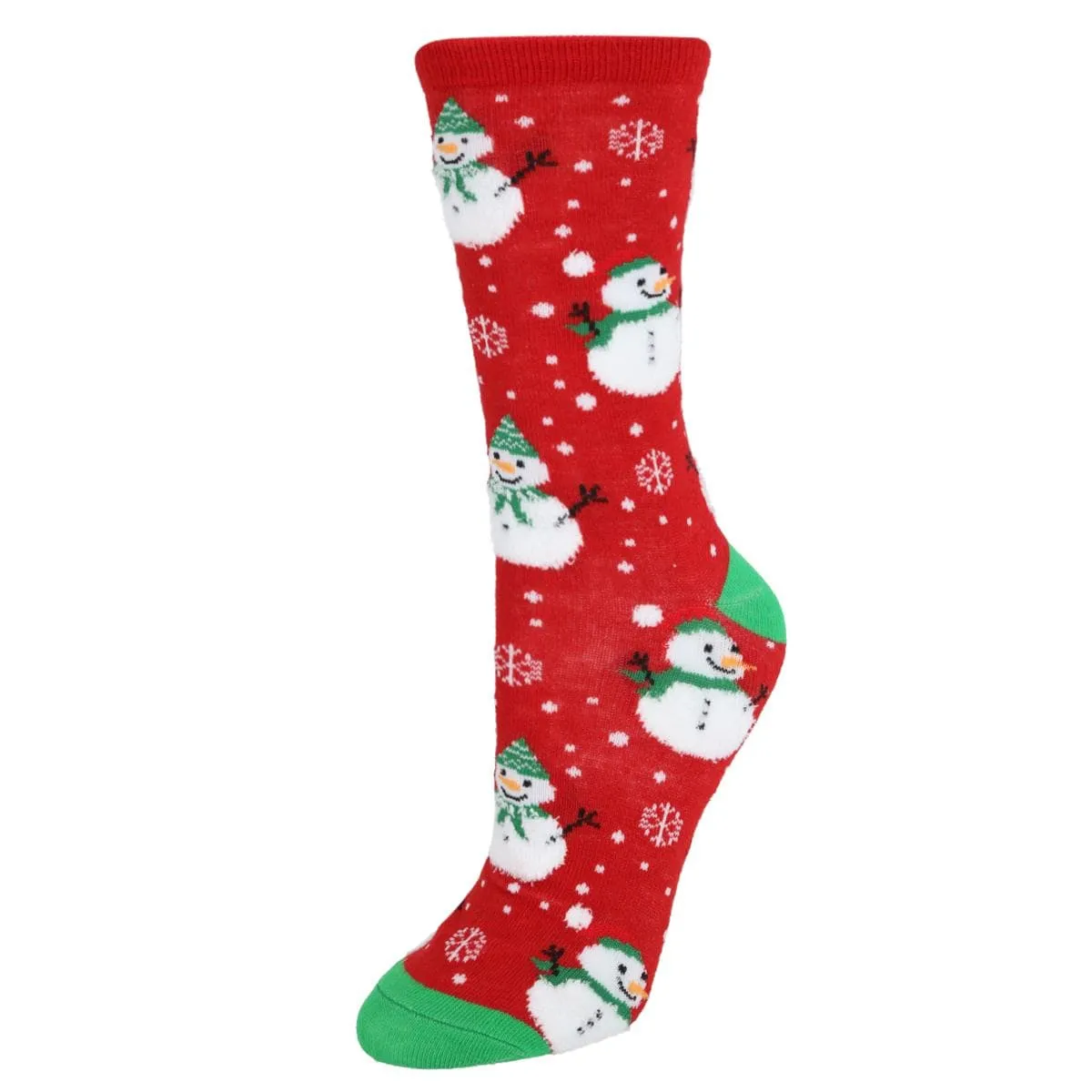 Gold Medal Women's Christmas Stocking w/ 2 pack Novelty Crew Socks