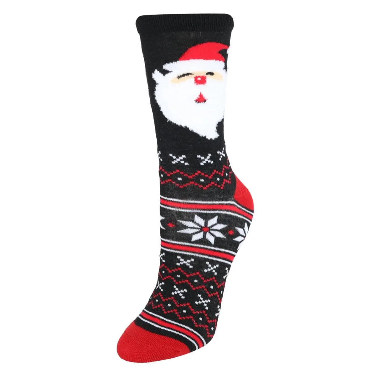 Gold Medal Women's Christmas Stocking w/ 2 pack Novelty Crew Socks