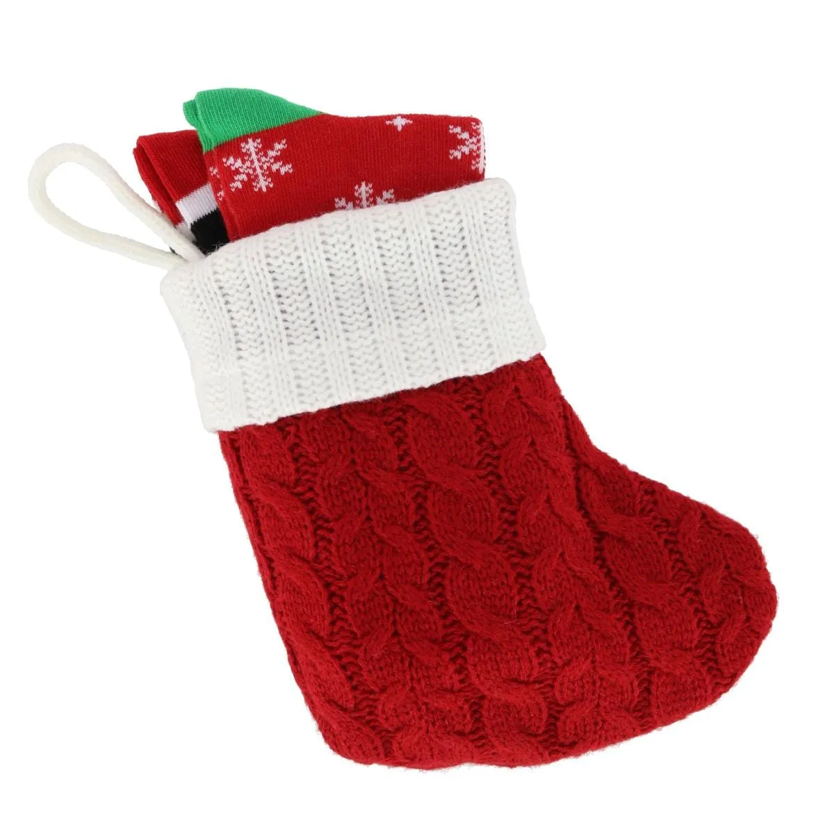 Gold Medal Women's Christmas Stocking w/ 2 pack Novelty Crew Socks