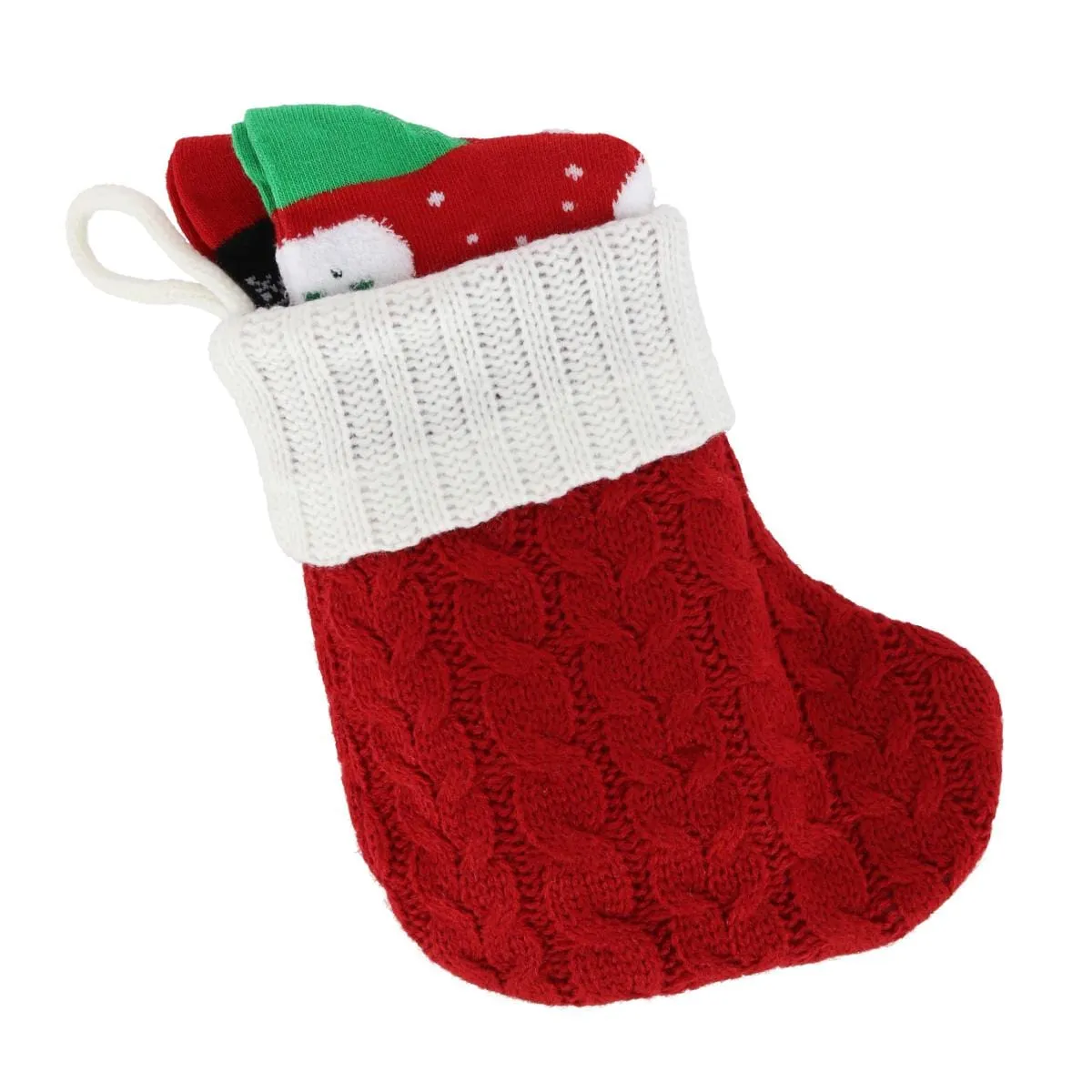 Gold Medal Women's Christmas Stocking w/ 2 pack Novelty Crew Socks