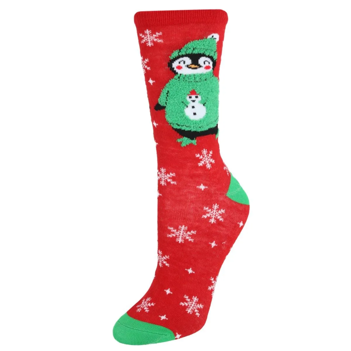 Gold Medal Women's Christmas Stocking w/ 2 pack Novelty Crew Socks