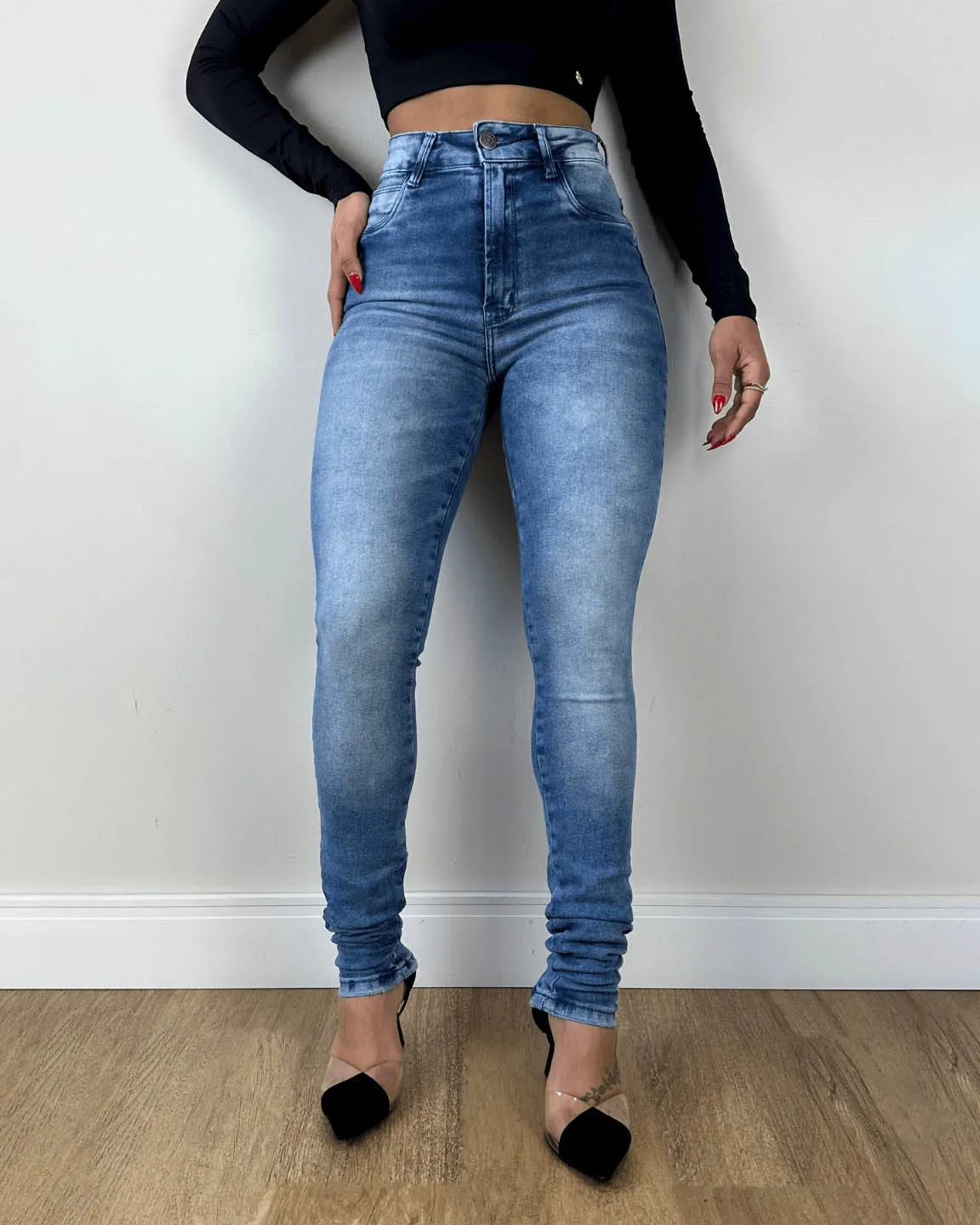 High-Rise Becky-Jeans