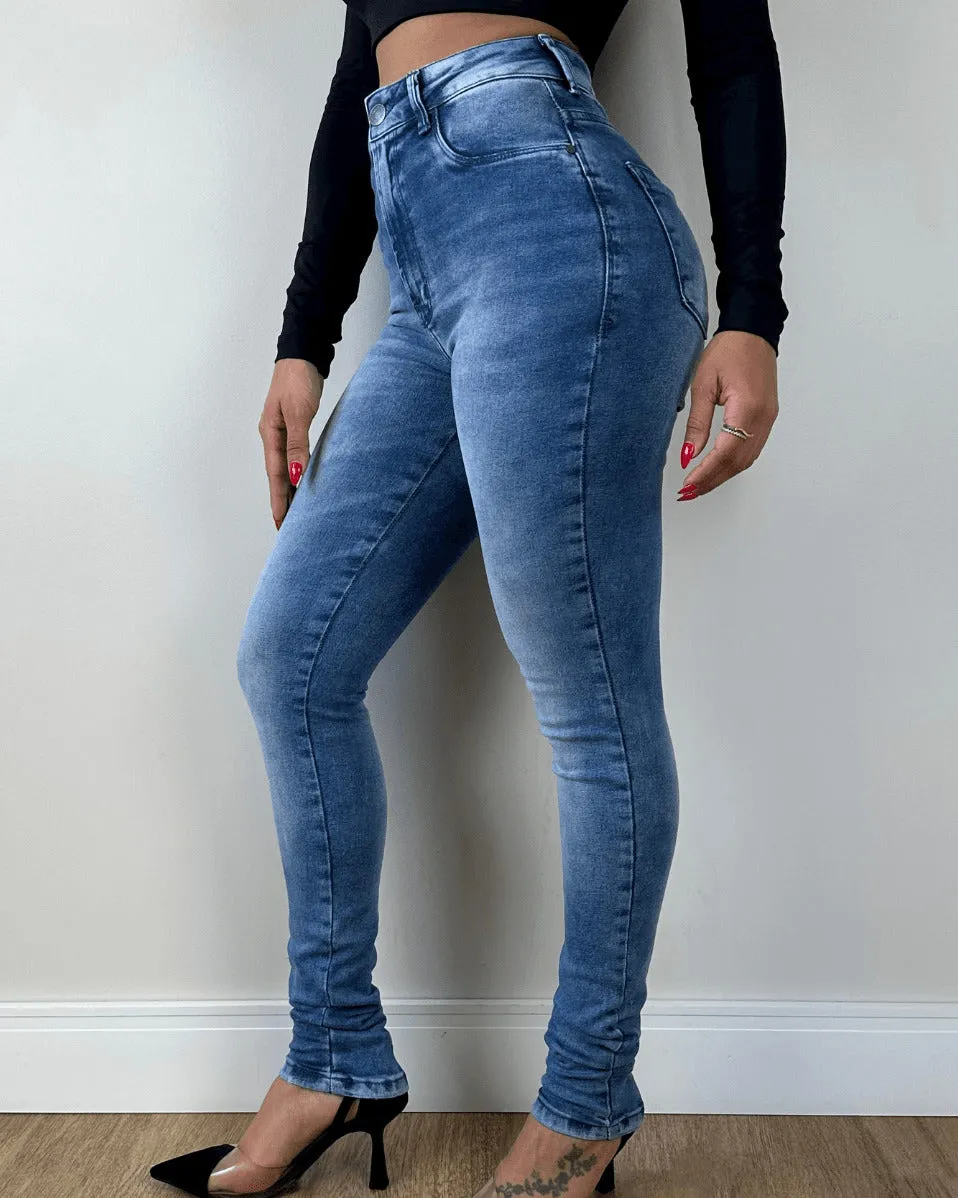 High-Rise Becky-Jeans