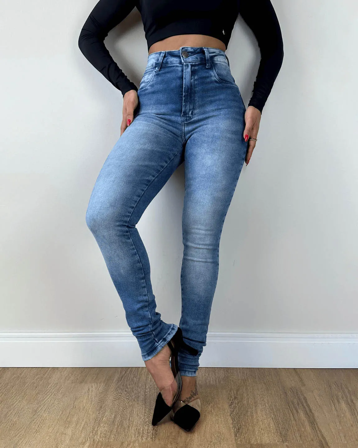 High-Rise Becky-Jeans