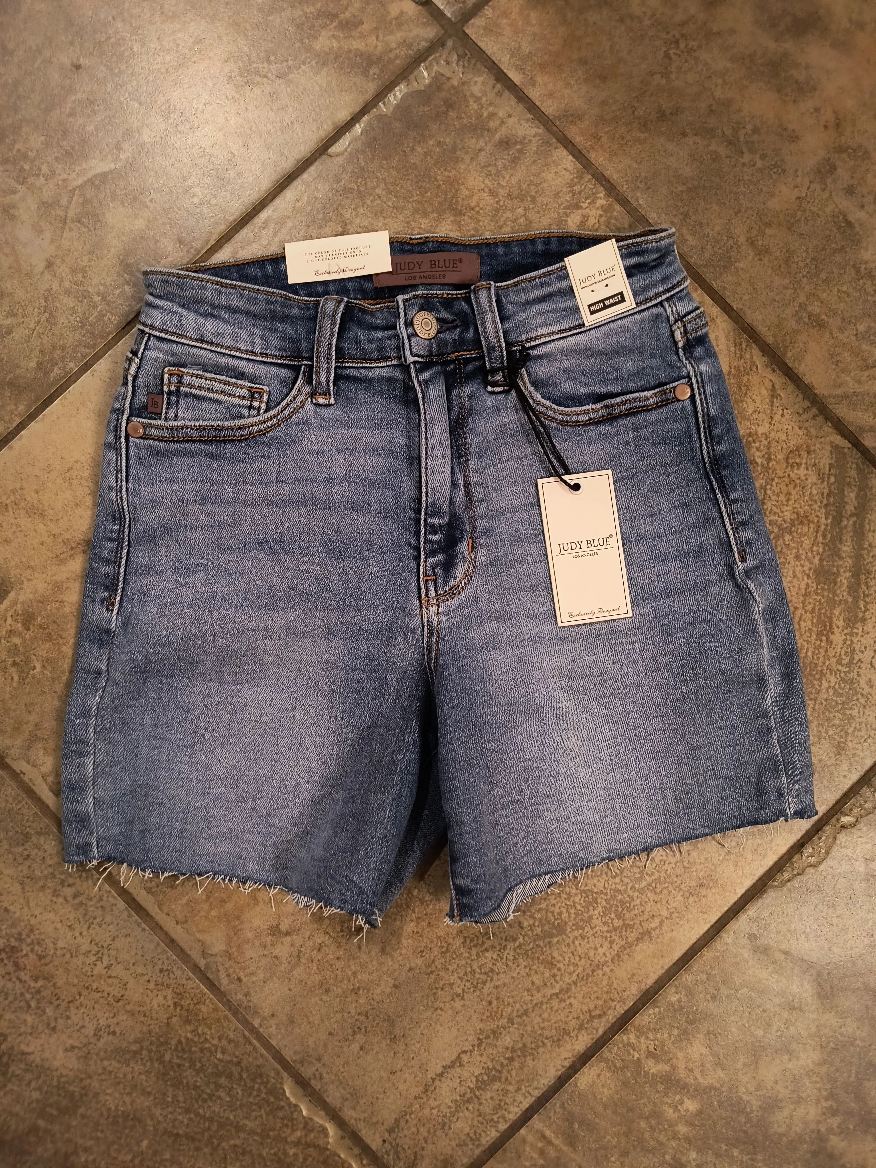 High Waist Denim Cut Off Shorts | Judy Blue