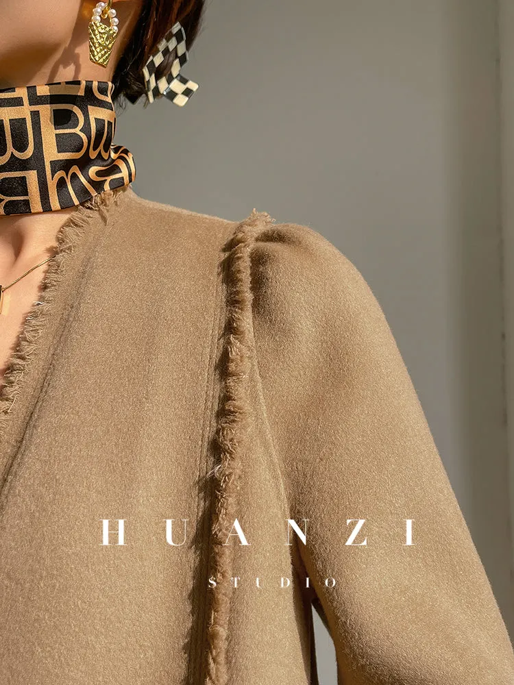 Huanzi handmade double-sided cashmere wool  coat - Mode