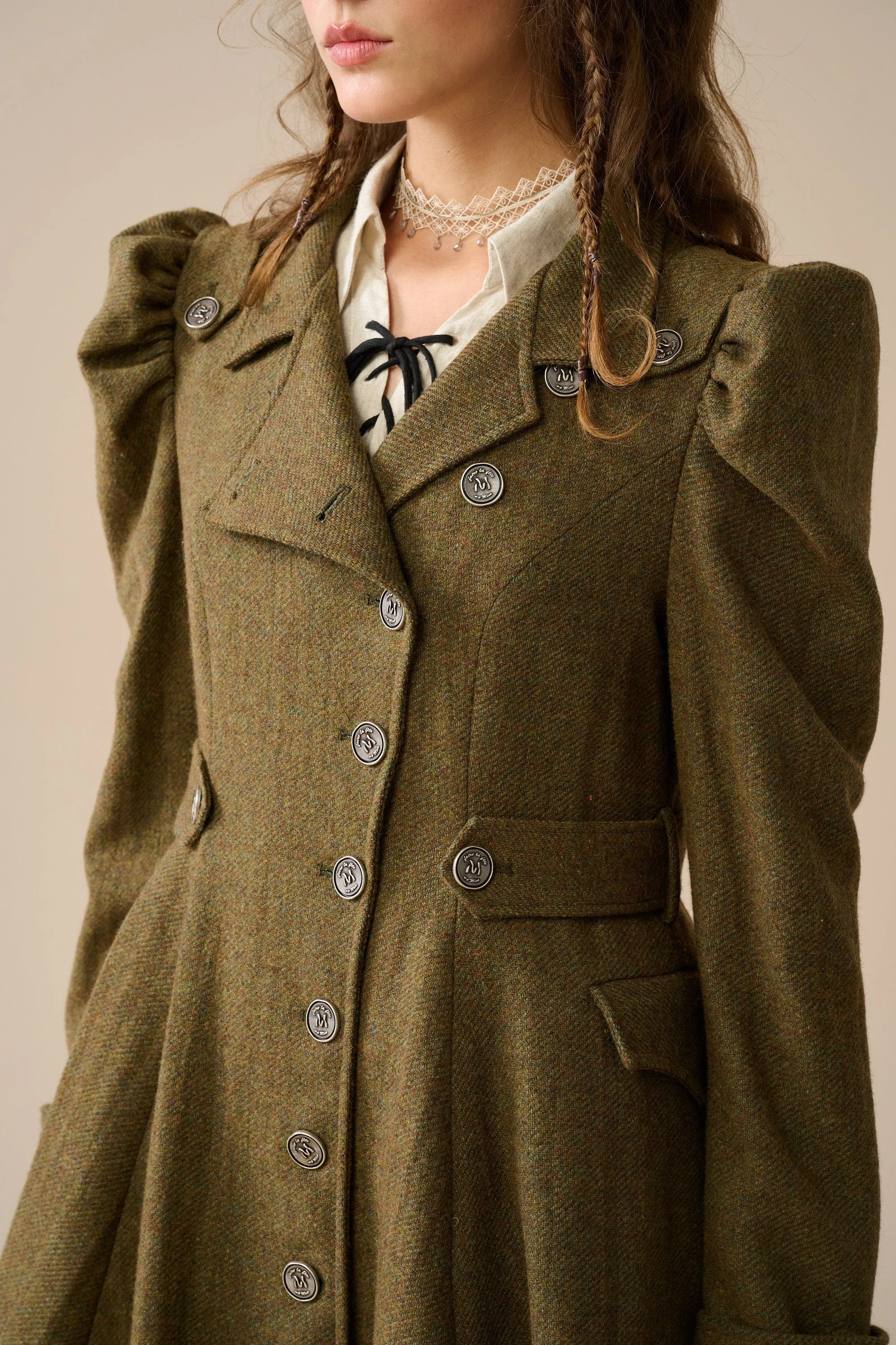 Jade 22 | Belted vintage wool coat