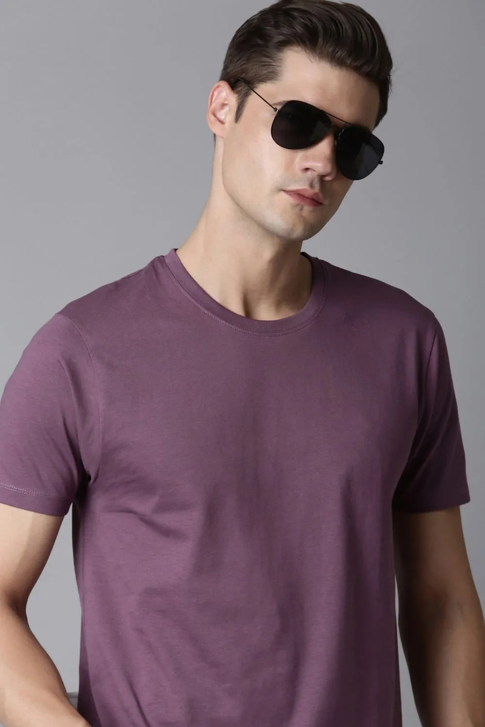 Light maroon Cotton IQ Basics