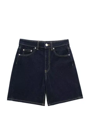 'Lily' Mid-rise Denim Casual Shorts