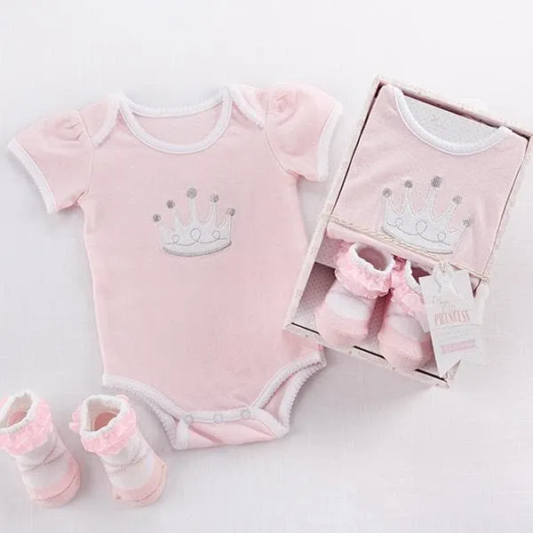 Little Princess Bodysuit and Sock Gift Set