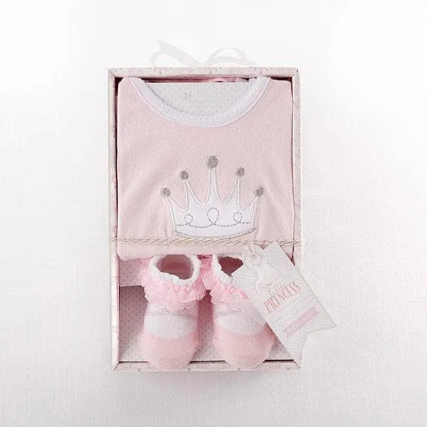 Little Princess Bodysuit and Sock Gift Set