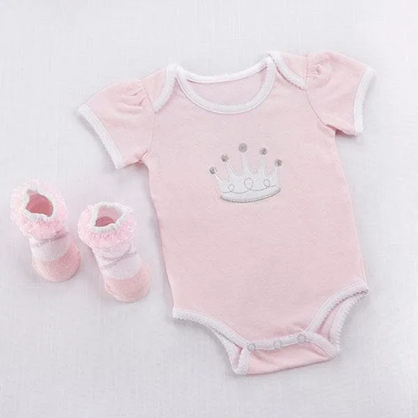 Little Princess Bodysuit and Sock Gift Set