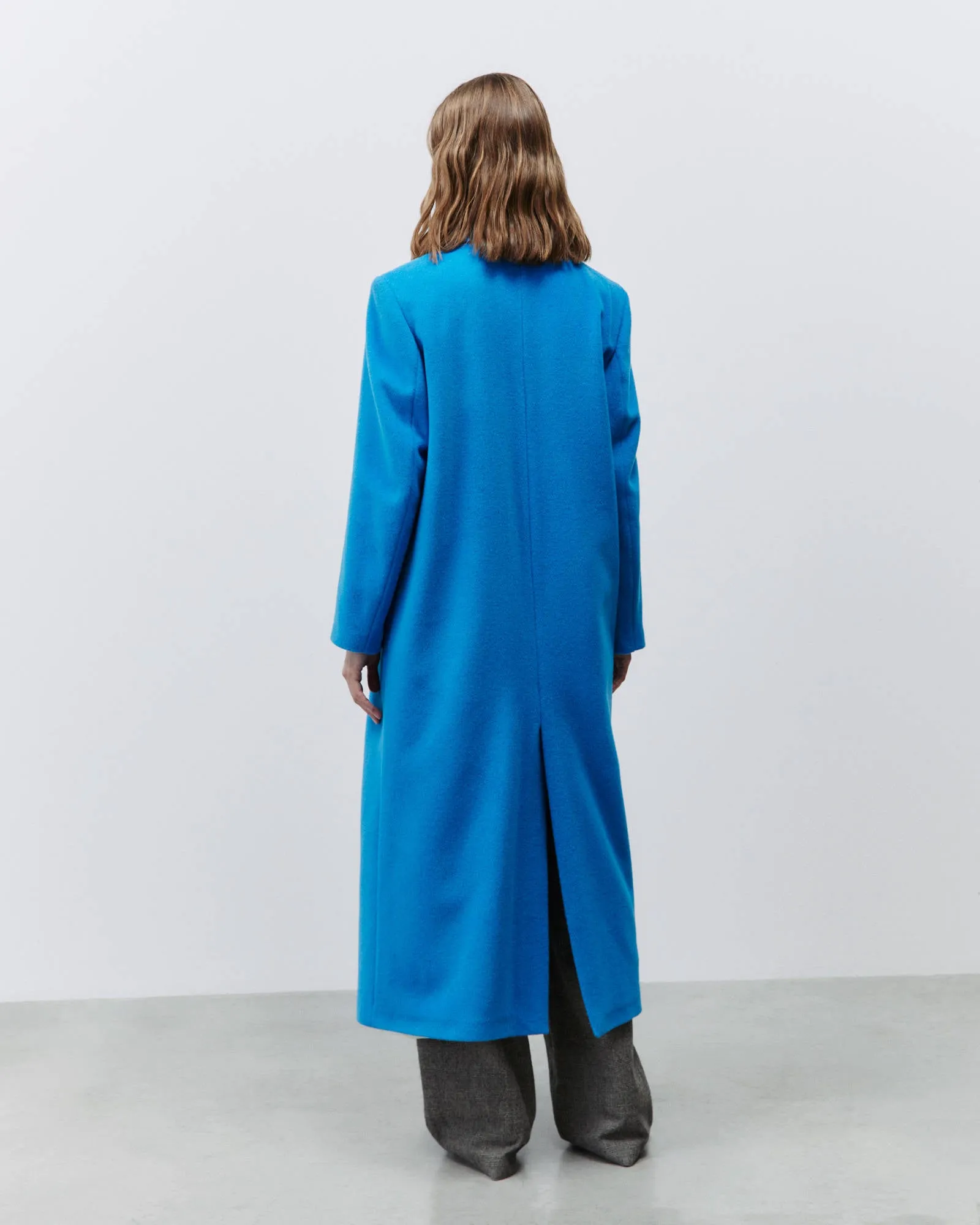 LONG TURQUOISE COAT