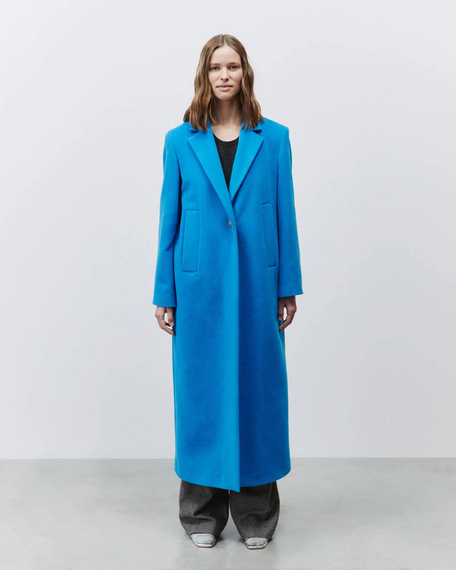 LONG TURQUOISE COAT