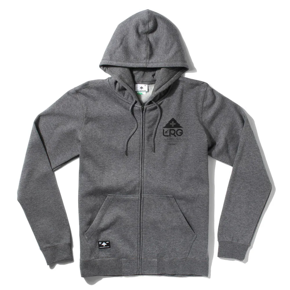 Lrg One Icon Zip Hoodie Charcoal Heather