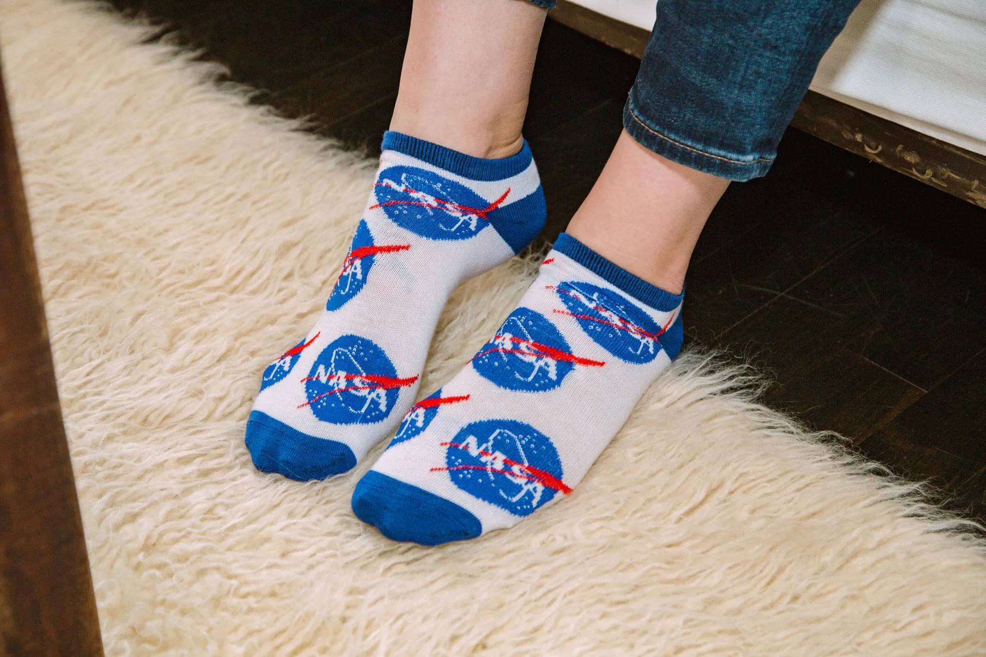 NASA Novelty Low-Cut Unisex Ankle Socks | 5 Pairs