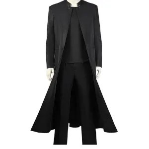 Neo Black Trench Coat