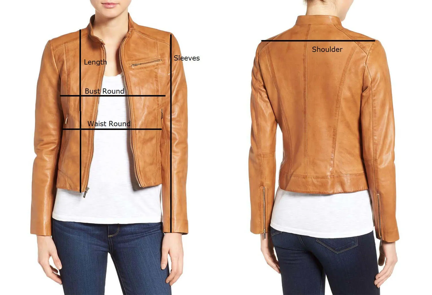 New Women red biker Leather Jacket, stylish women leather jacket