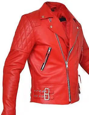 New Women red biker Leather Jacket, stylish women leather jacket