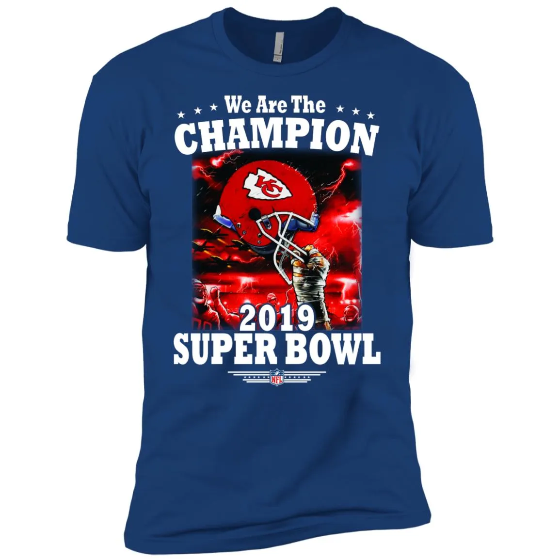 Nfl – Kansas City Chiefs We Are The Champion 2019 Super Bowl Football Men Short Sleeve T-Shirt