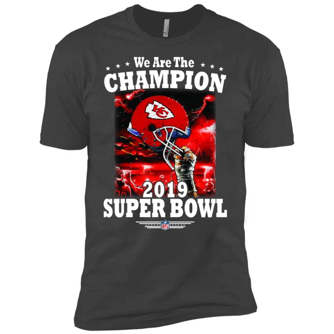 Nfl – Kansas City Chiefs We Are The Champion 2019 Super Bowl Football Men Short Sleeve T-Shirt