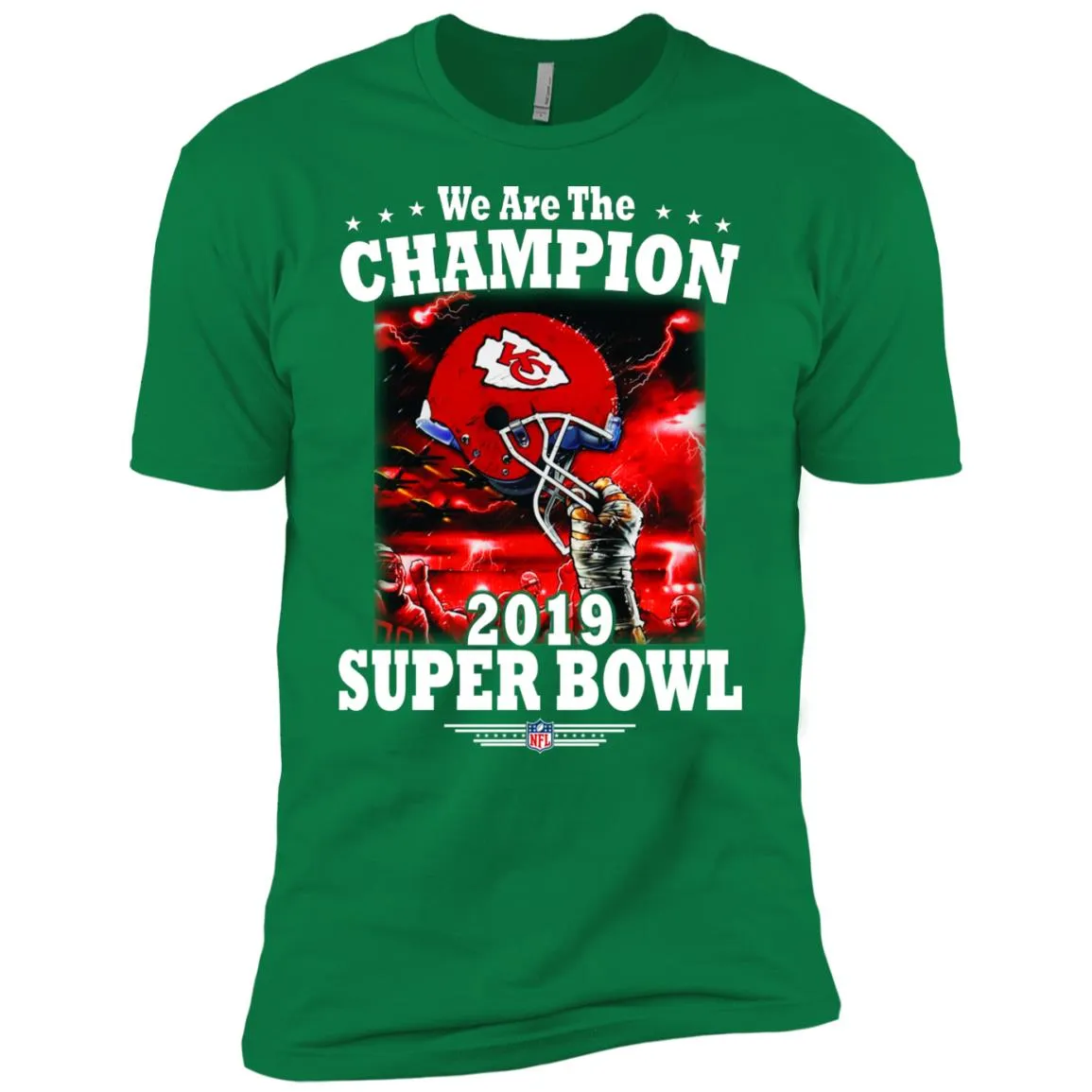 Nfl – Kansas City Chiefs We Are The Champion 2019 Super Bowl Football Men Short Sleeve T-Shirt