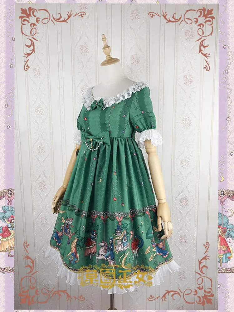 OP Dress♥Ready to Ship♥Fairyland♥Sweet Lolita Short Sleeve Dress