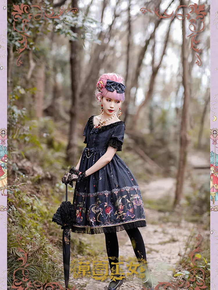 OP Dress♥Ready to Ship♥Fairyland♥Sweet Lolita Short Sleeve Dress