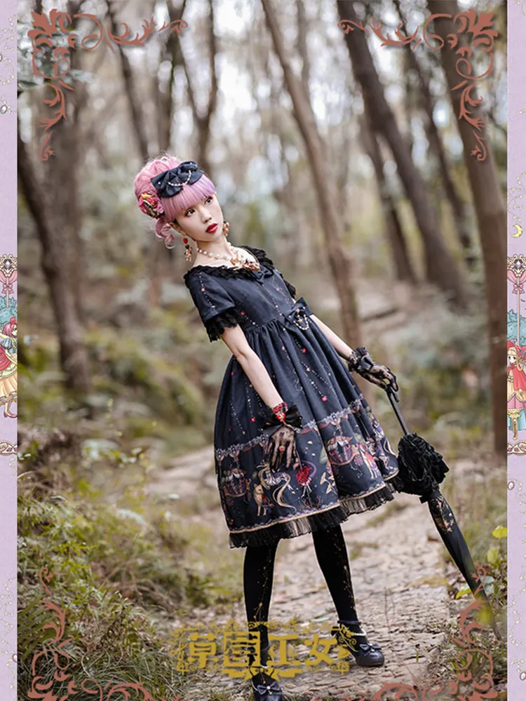 OP Dress♥Ready to Ship♥Fairyland♥Sweet Lolita Short Sleeve Dress