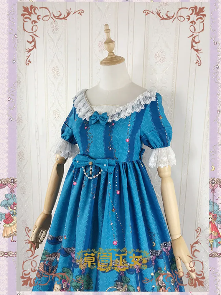 OP Dress♥Ready to Ship♥Fairyland♥Sweet Lolita Short Sleeve Dress