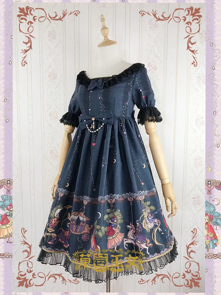 OP Dress♥Ready to Ship♥Fairyland♥Sweet Lolita Short Sleeve Dress