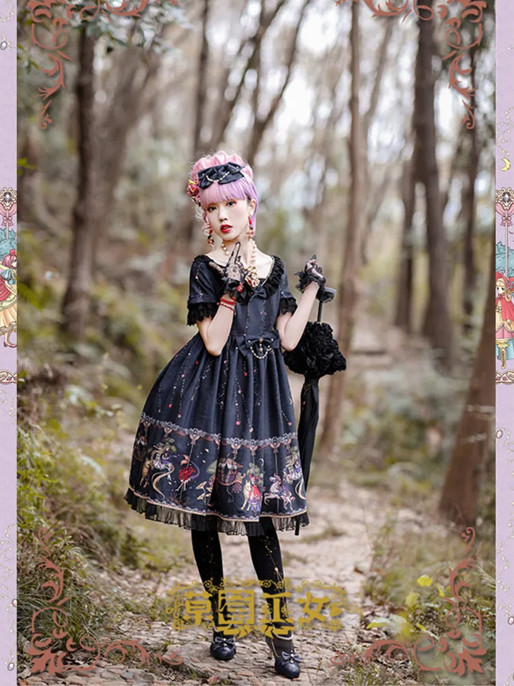 OP Dress♥Ready to Ship♥Fairyland♥Sweet Lolita Short Sleeve Dress