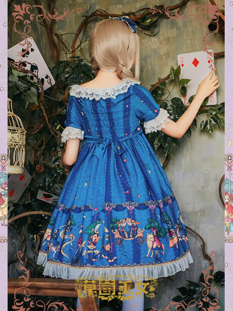 OP Dress♥Ready to Ship♥Fairyland♥Sweet Lolita Short Sleeve Dress