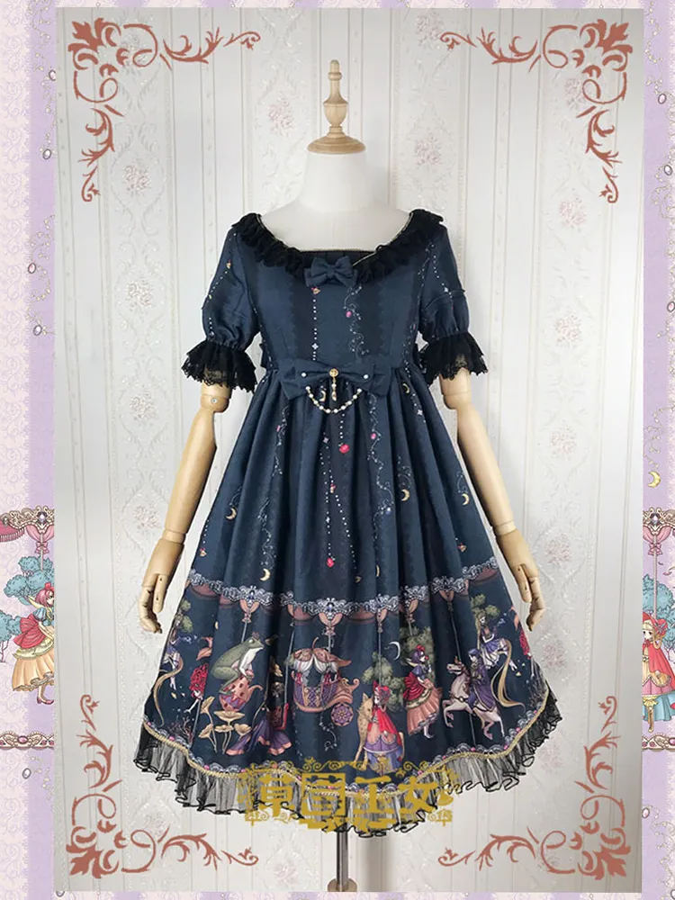 OP Dress♥Ready to Ship♥Fairyland♥Sweet Lolita Short Sleeve Dress