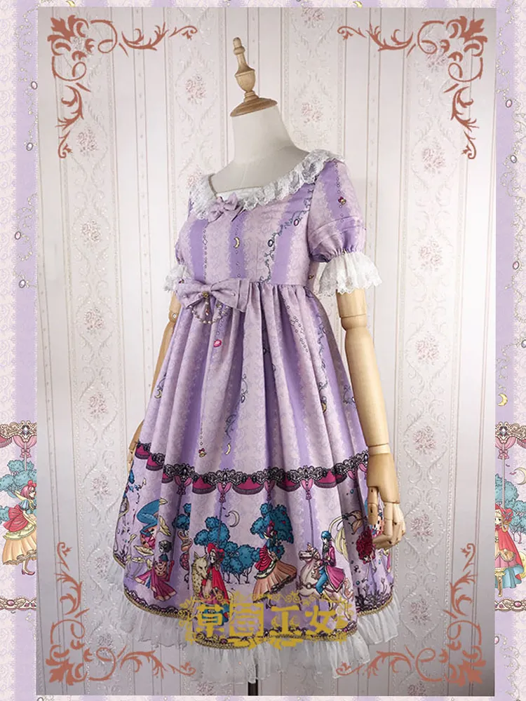 OP Dress♥Ready to Ship♥Fairyland♥Sweet Lolita Short Sleeve Dress