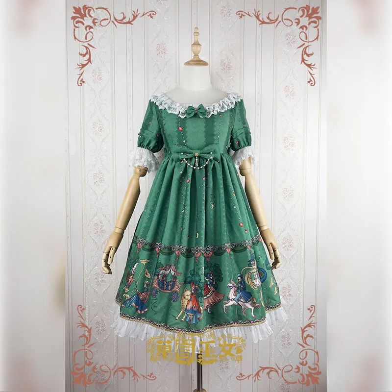 OP Dress♥Ready to Ship♥Fairyland♥Sweet Lolita Short Sleeve Dress